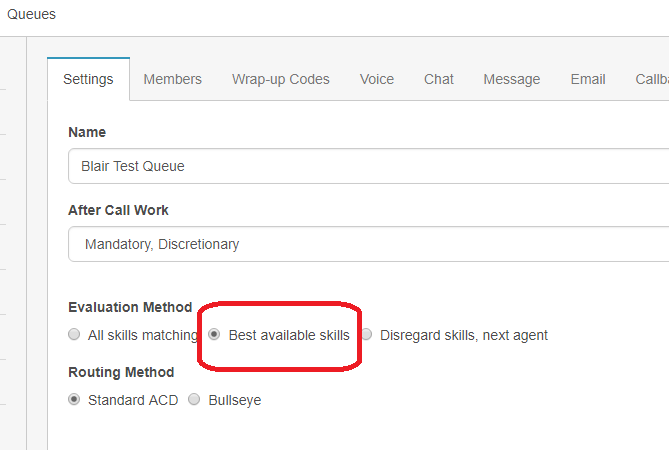 Best Available Skill